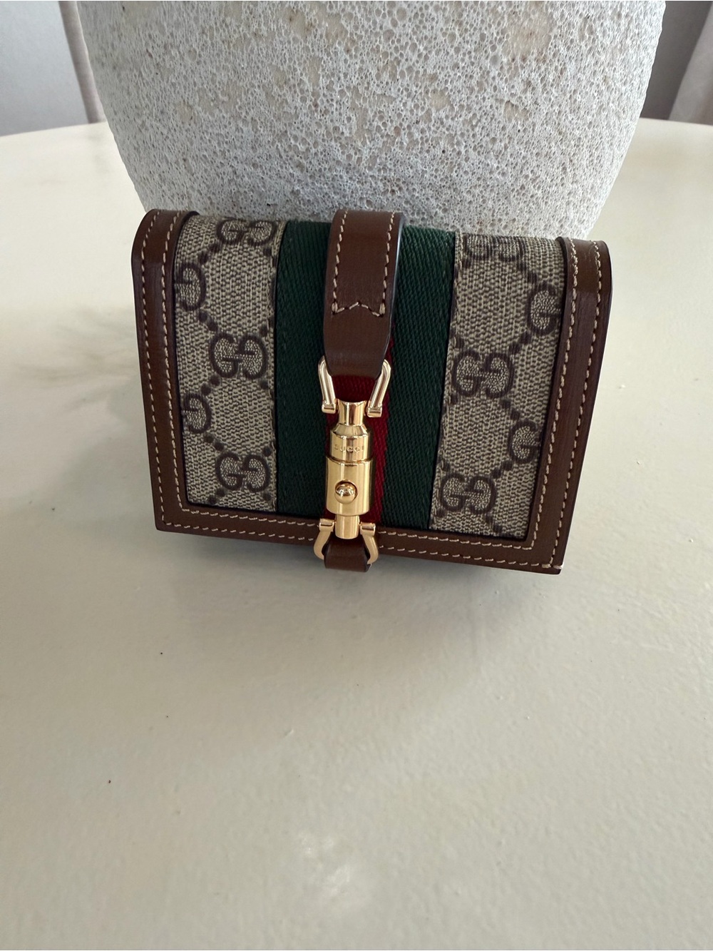 Gucci Jacki 1961 Card Case Wallet GG Supreme